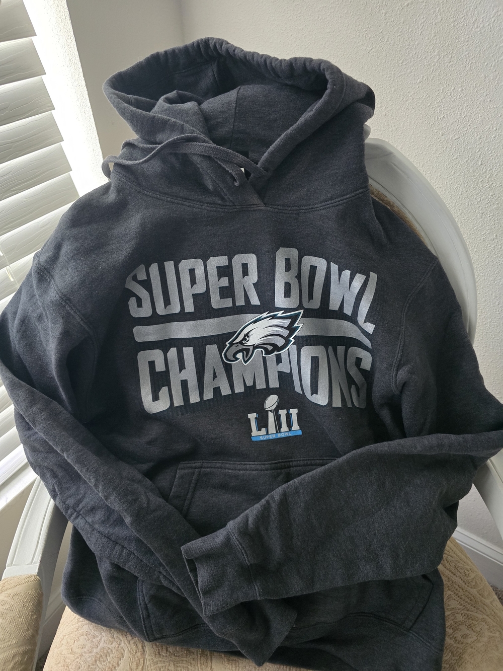 Fanatics Pro Line Hoodie in Charcoal and Silver